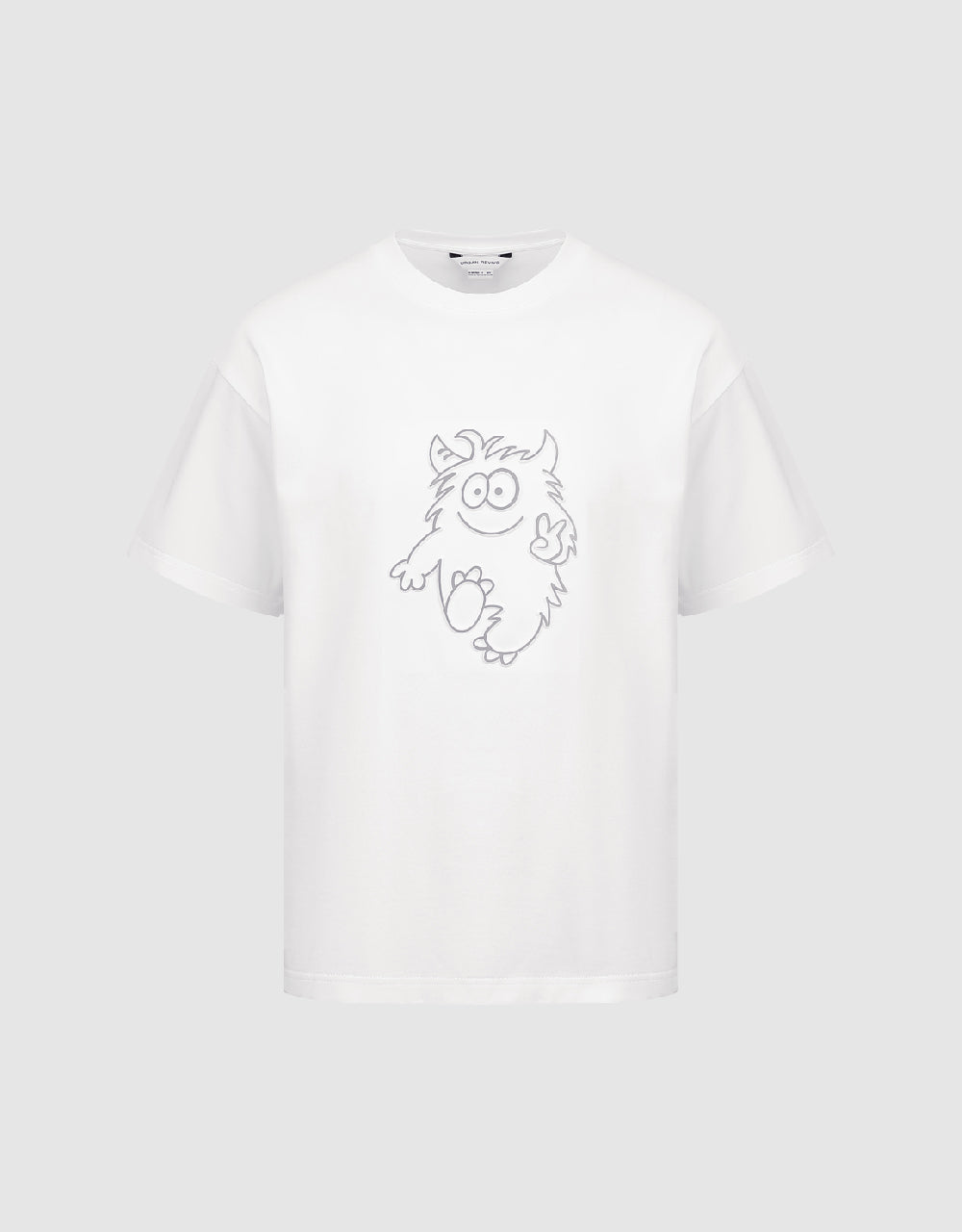 Monster Printed Crew Neck T-Shirt