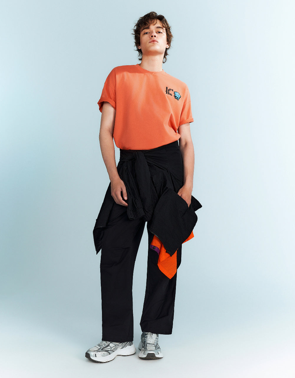 Cartoon Printed Crew Neck T-Shirt