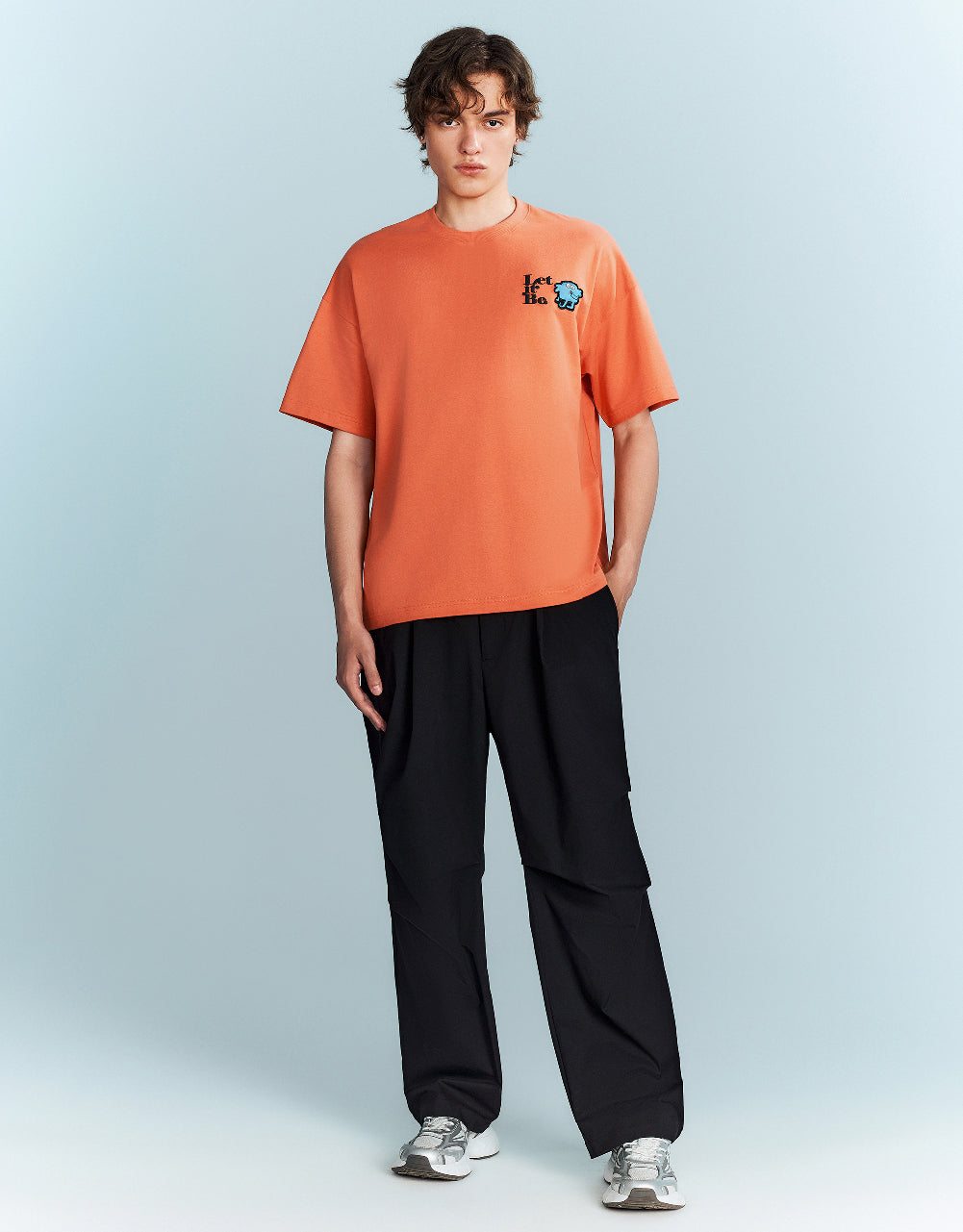 Cartoon Printed Crew Neck T-Shirt