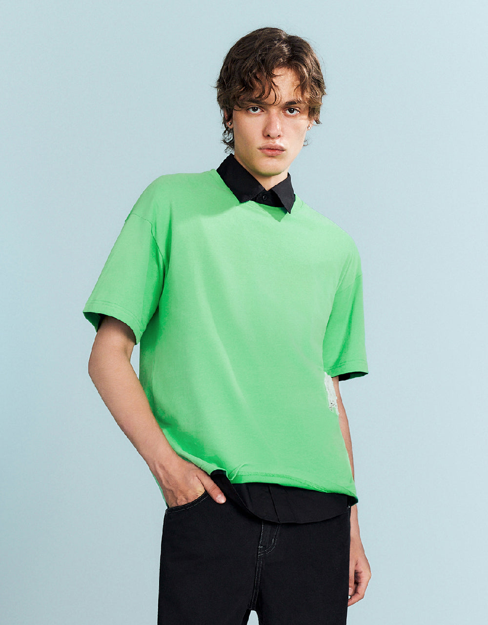 Printed Crew Neck T-Shirt