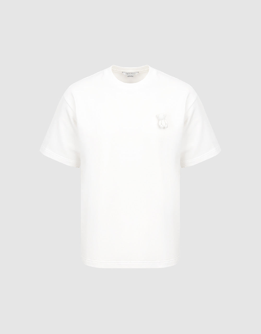 Bear Detail Crew Neck T-Shirt