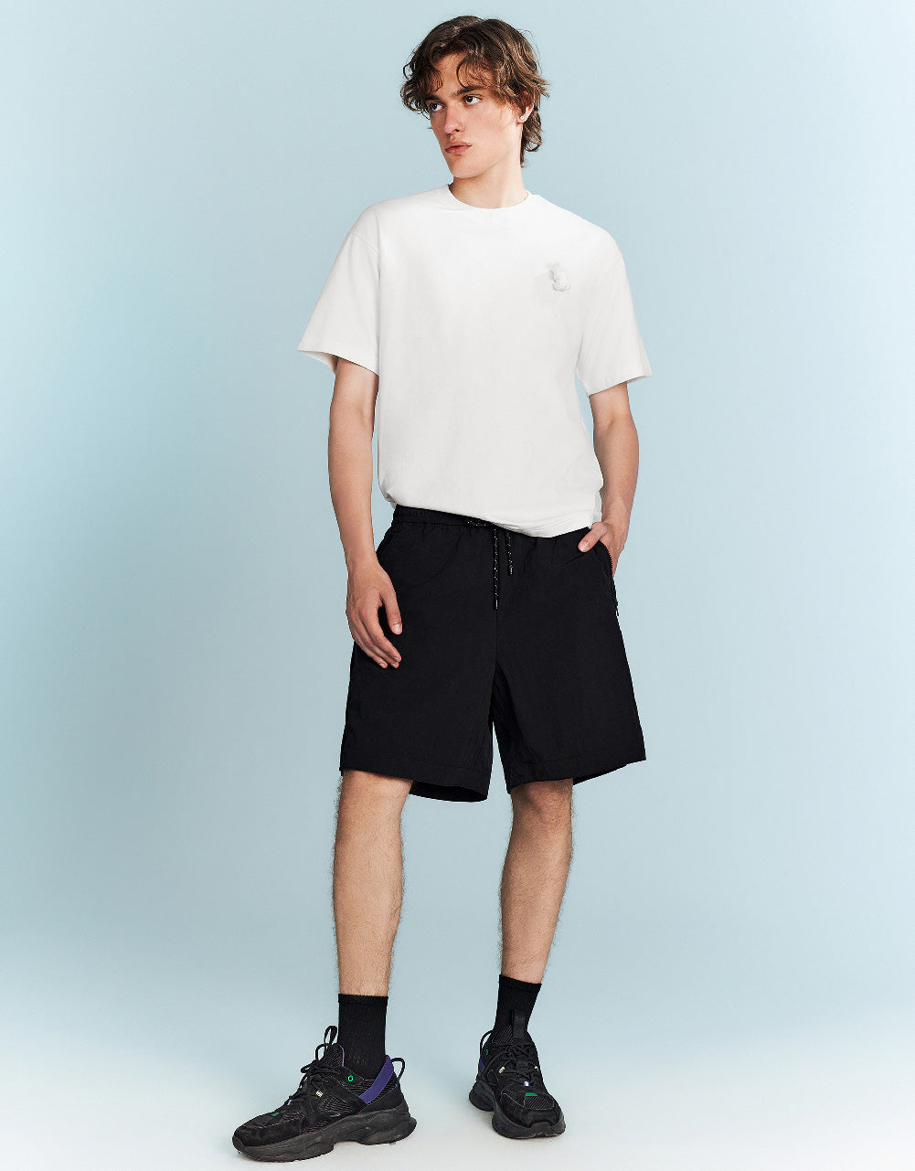 Bear Detail Crew Neck T-Shirt