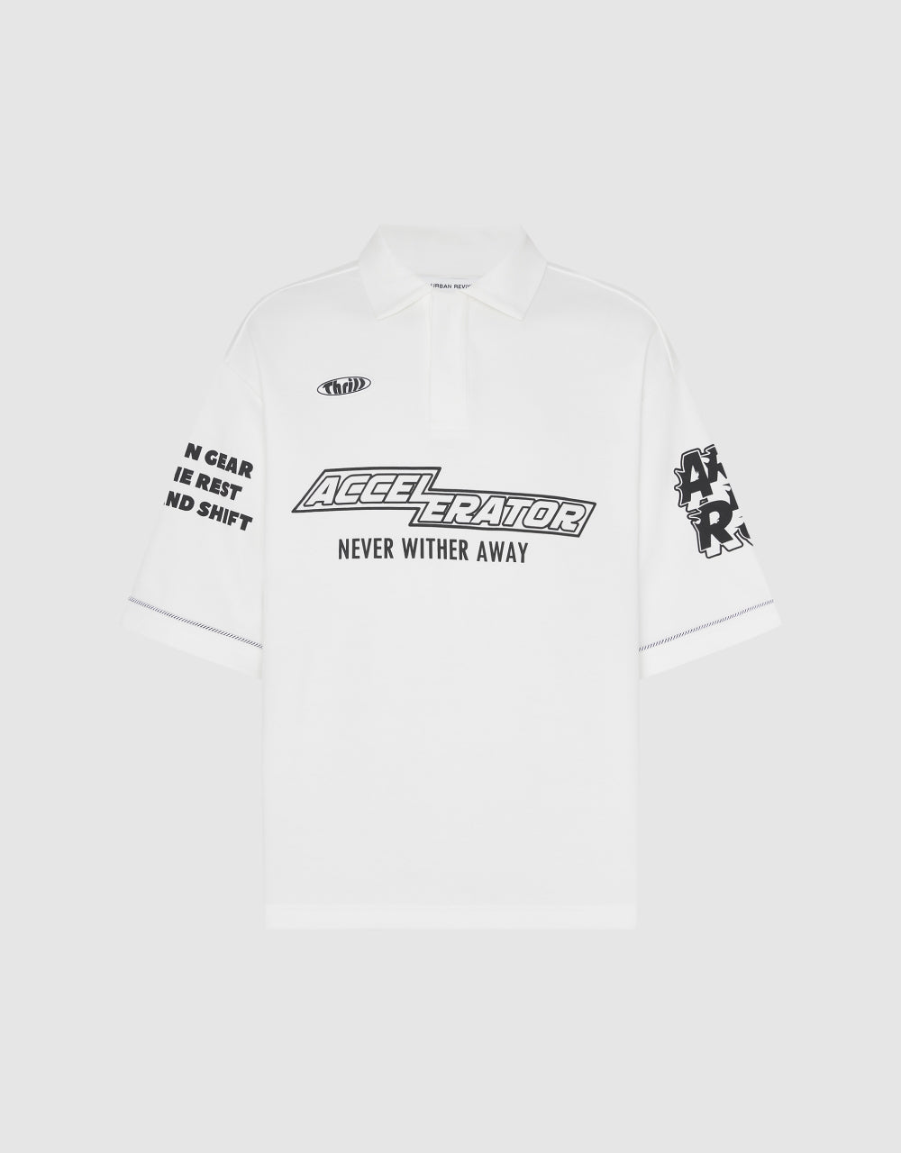 Slogan Racer Polo T-Shirt