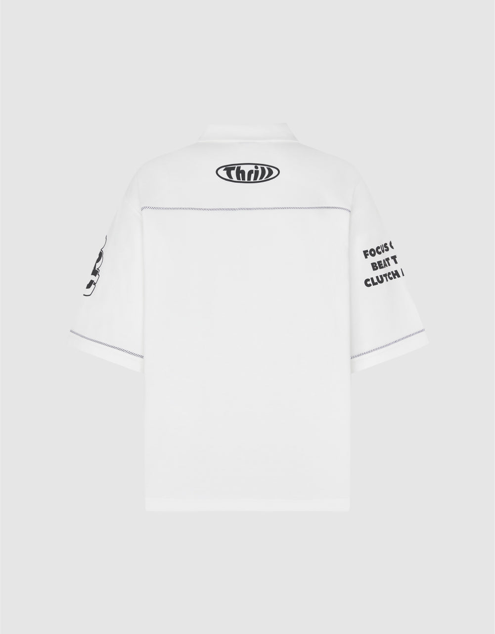 Slogan Racer Polo T-Shirt