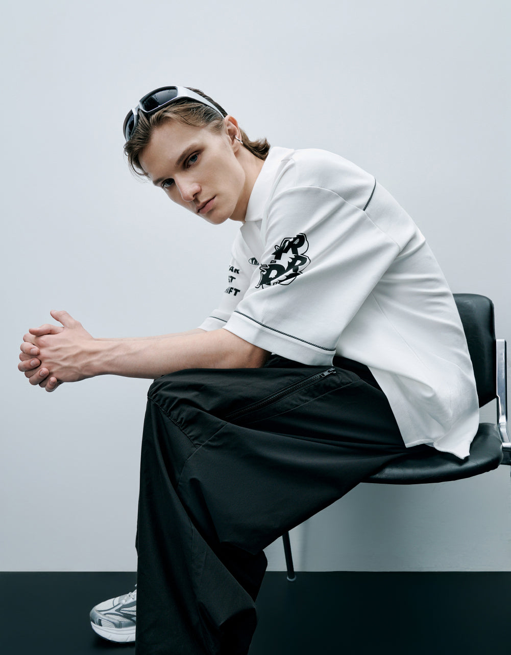Slogan Racer Polo T-Shirt