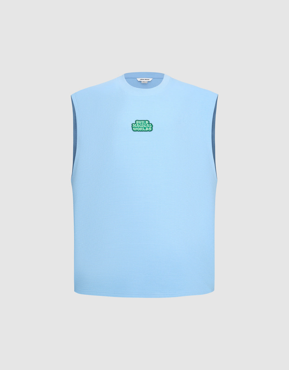 Letter Embossed Tank Top