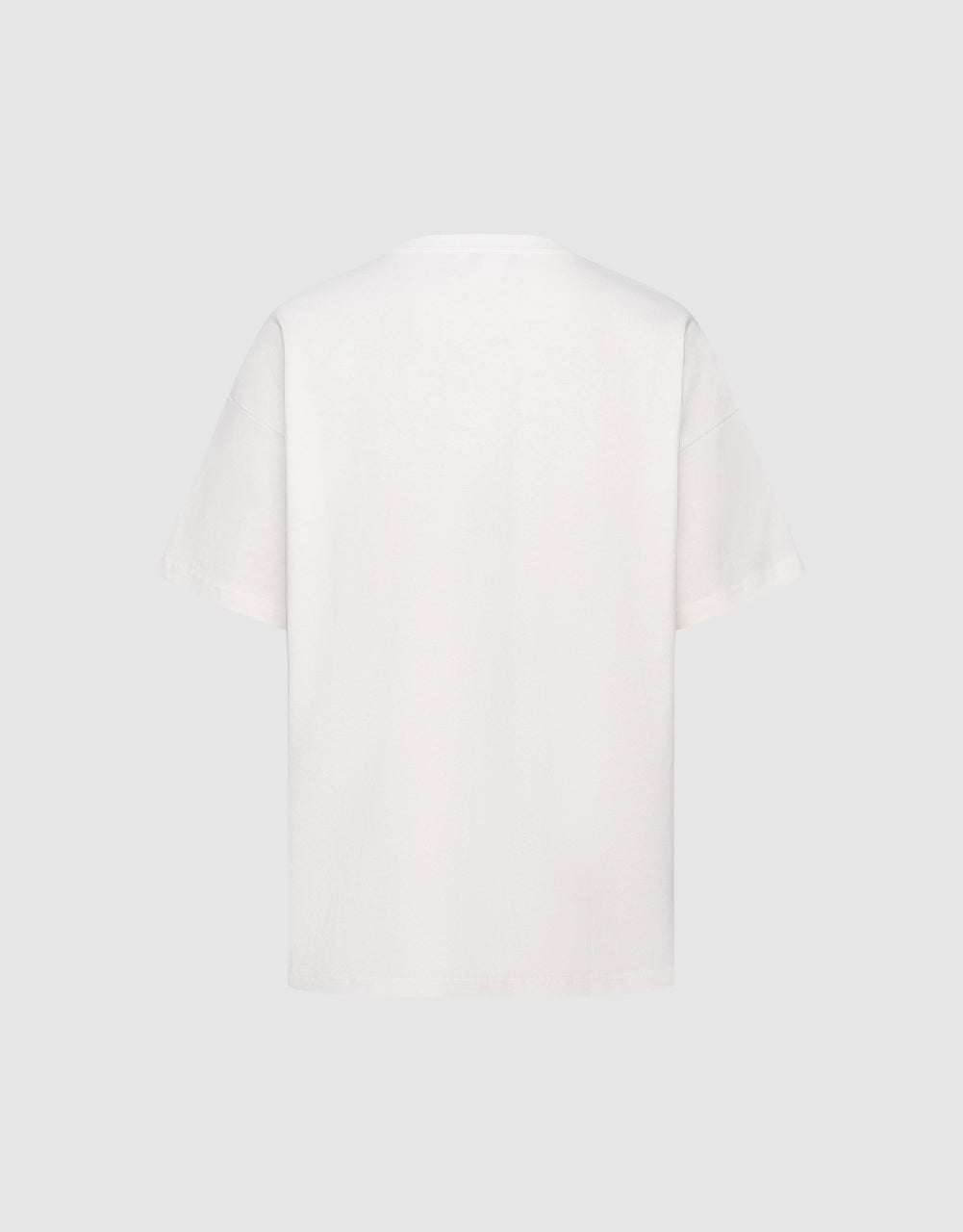 Drop Shoulder Sleeve Crew Neck T-Shirt