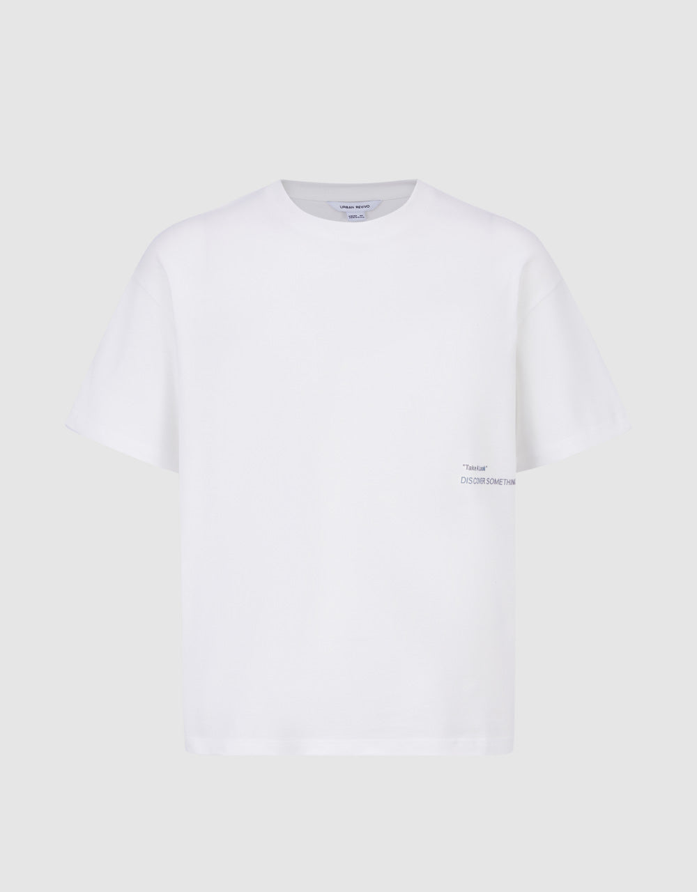 Drop Shoulder Sleeve Crew Neck T-Shirt
