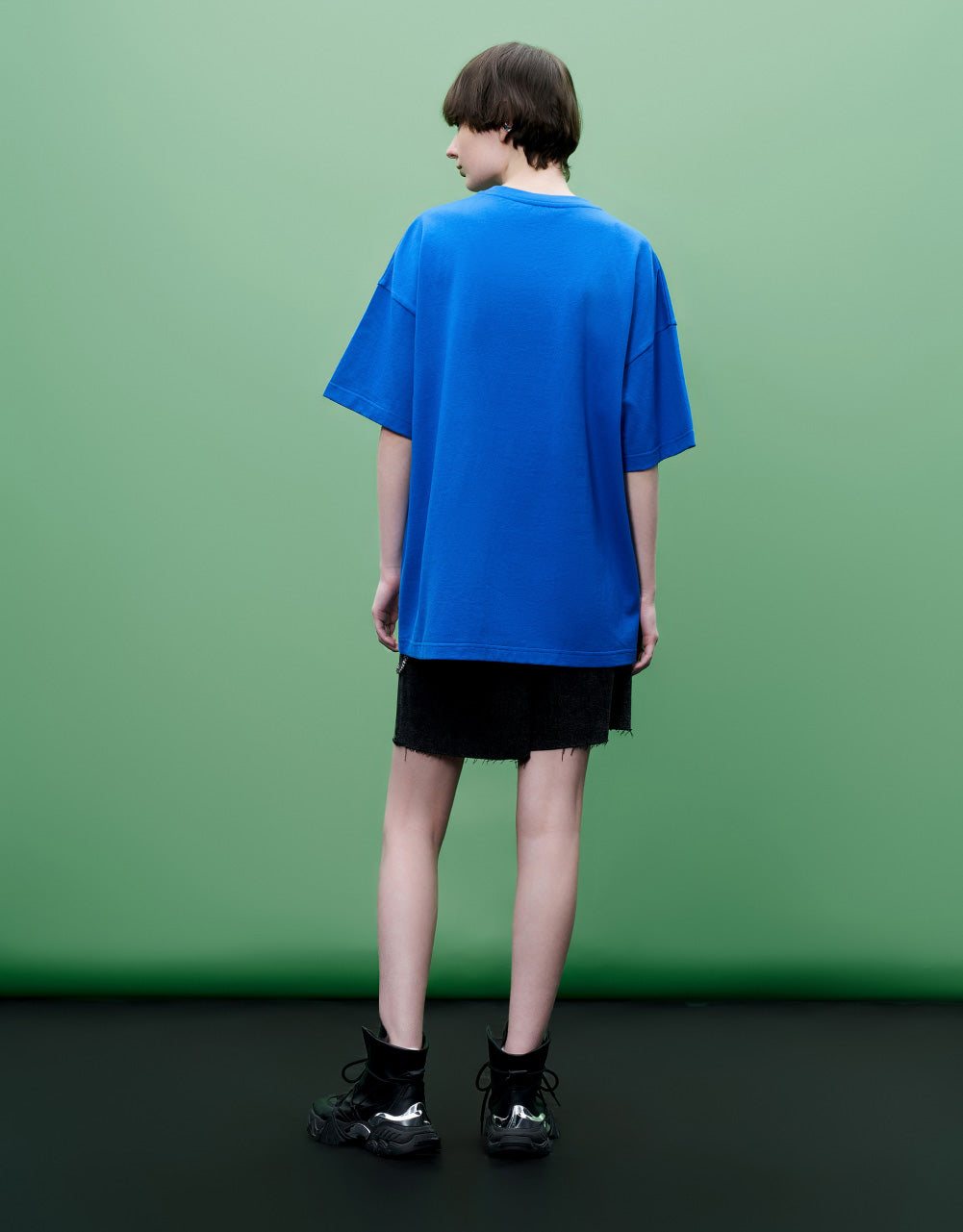 Sunny Embossed Crew Neck T-Shirt