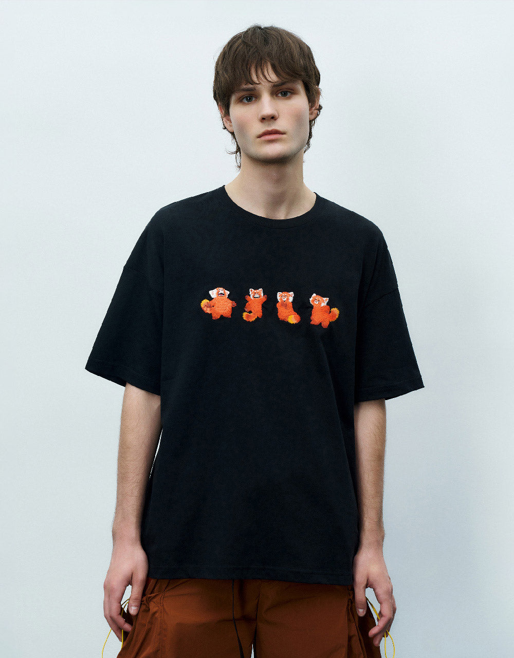 Raccoons Printed Crew Neck T-Shirt