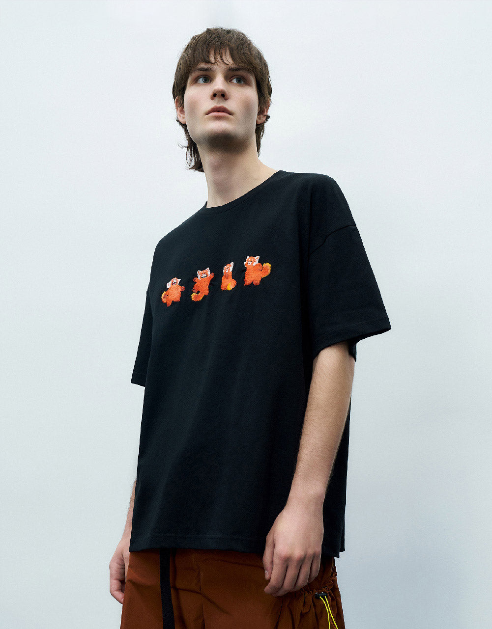 Raccoons Printed Crew Neck T-Shirt