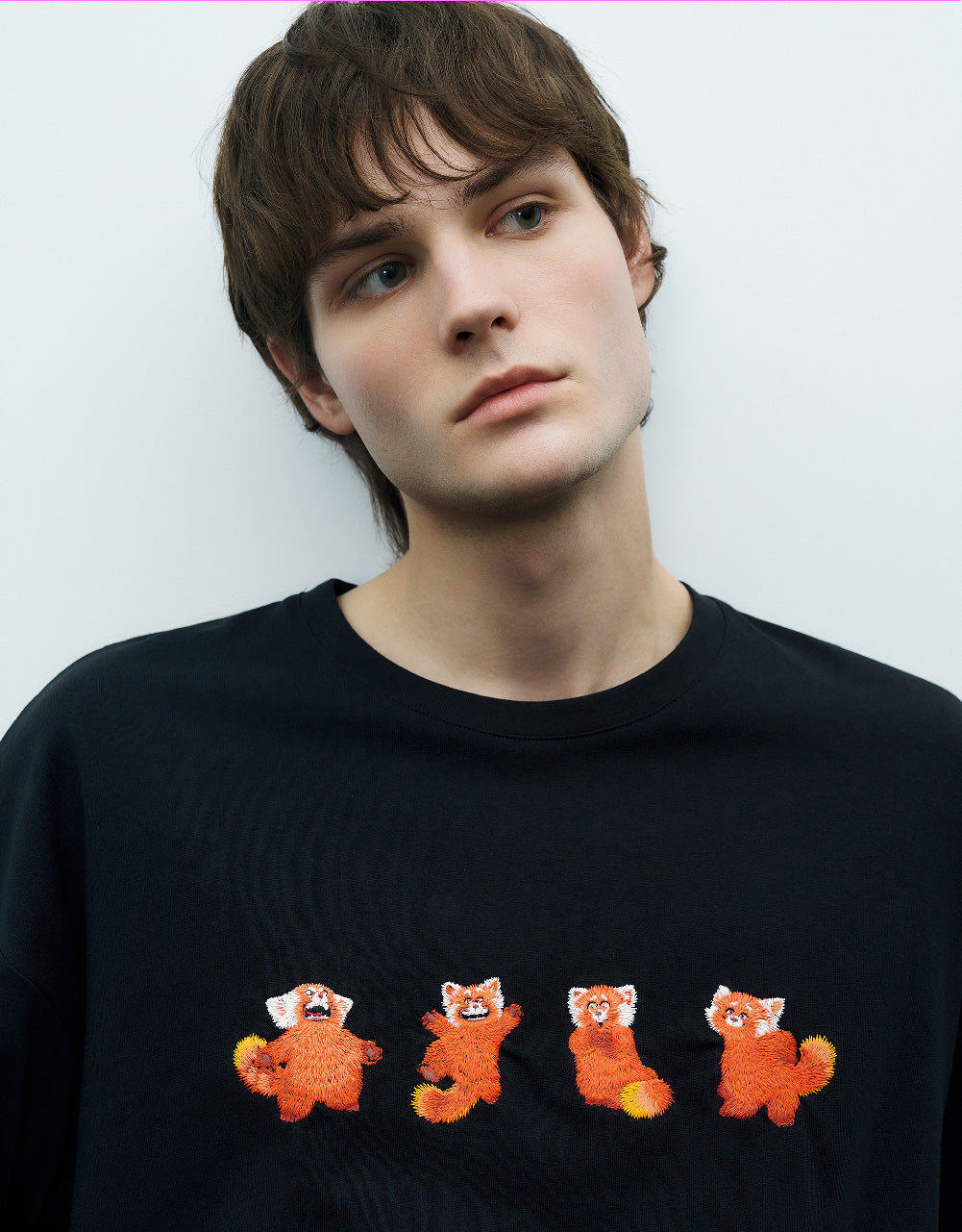 Raccoons Printed Crew Neck T-Shirt