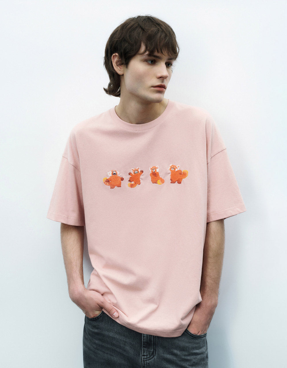 Raccoons Printed Crew Neck T-Shirt