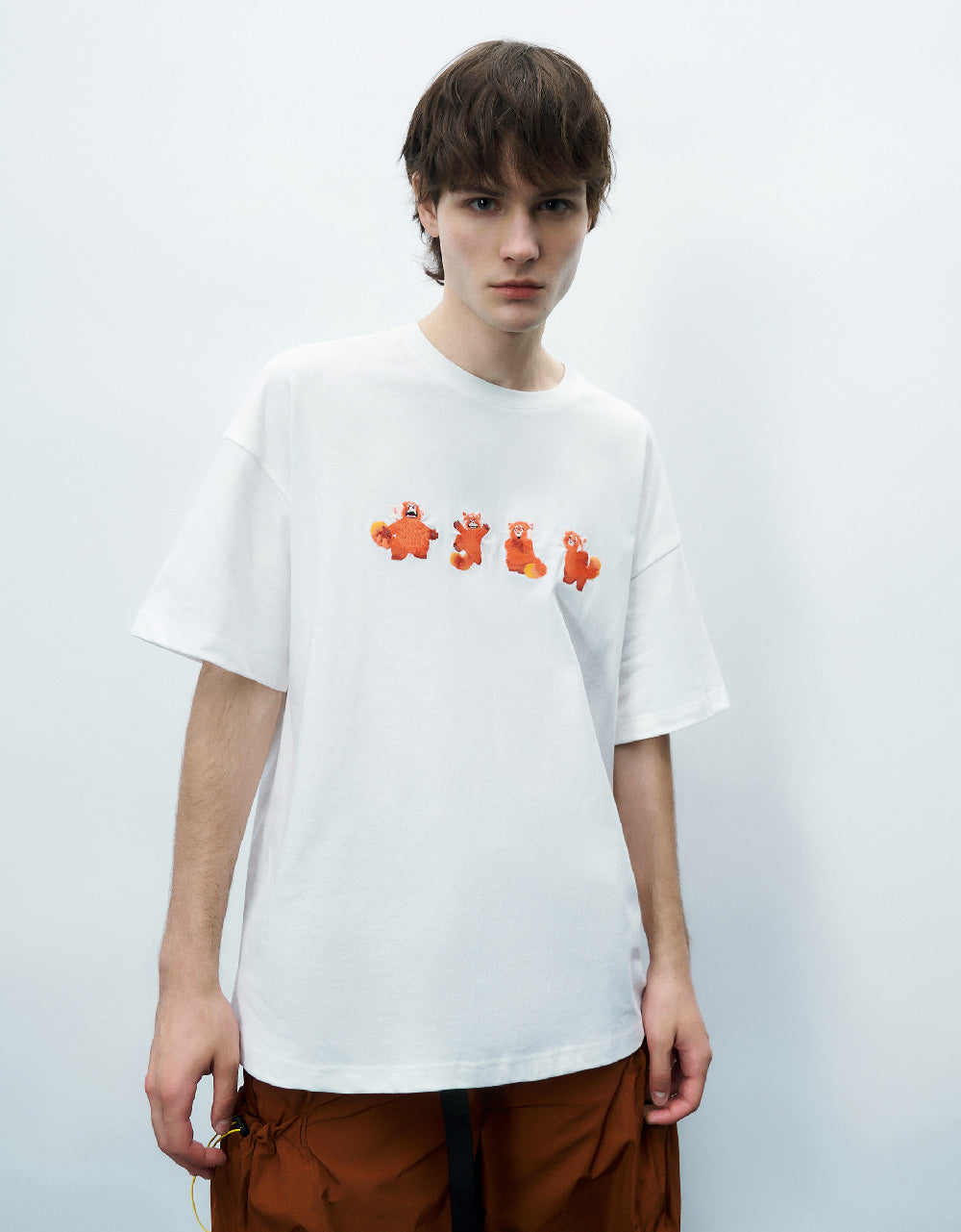 Raccoons Printed Crew Neck T-Shirt
