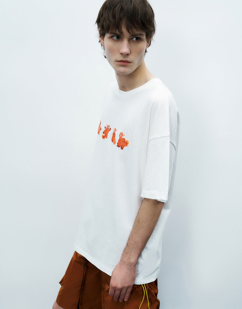 Raccoons Printed Crew Neck T-Shirt