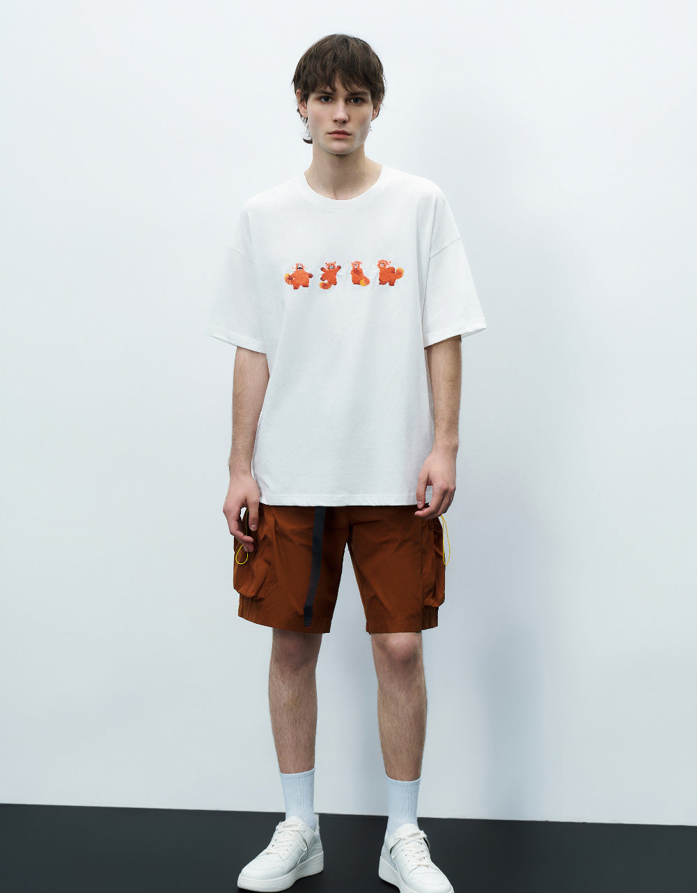 Raccoons Printed Crew Neck T-Shirt