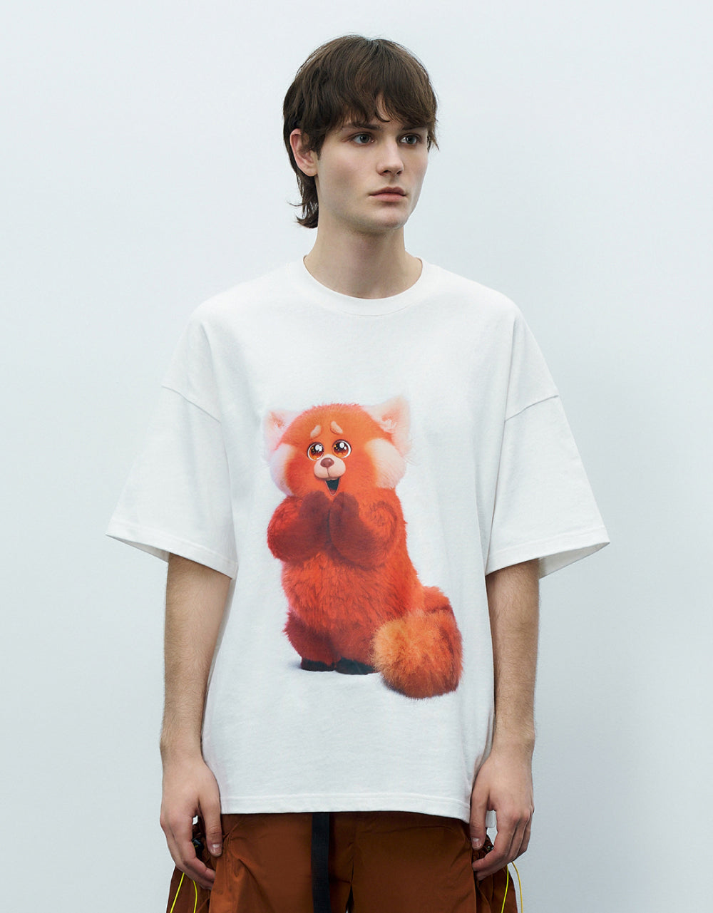 Cartoon Printed Crew Neck T-Shirt