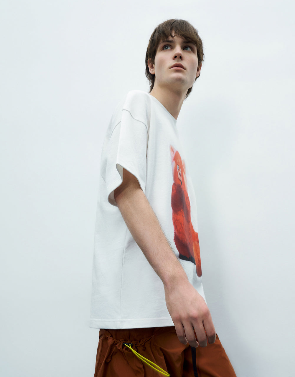 Cartoon Printed Crew Neck T-Shirt