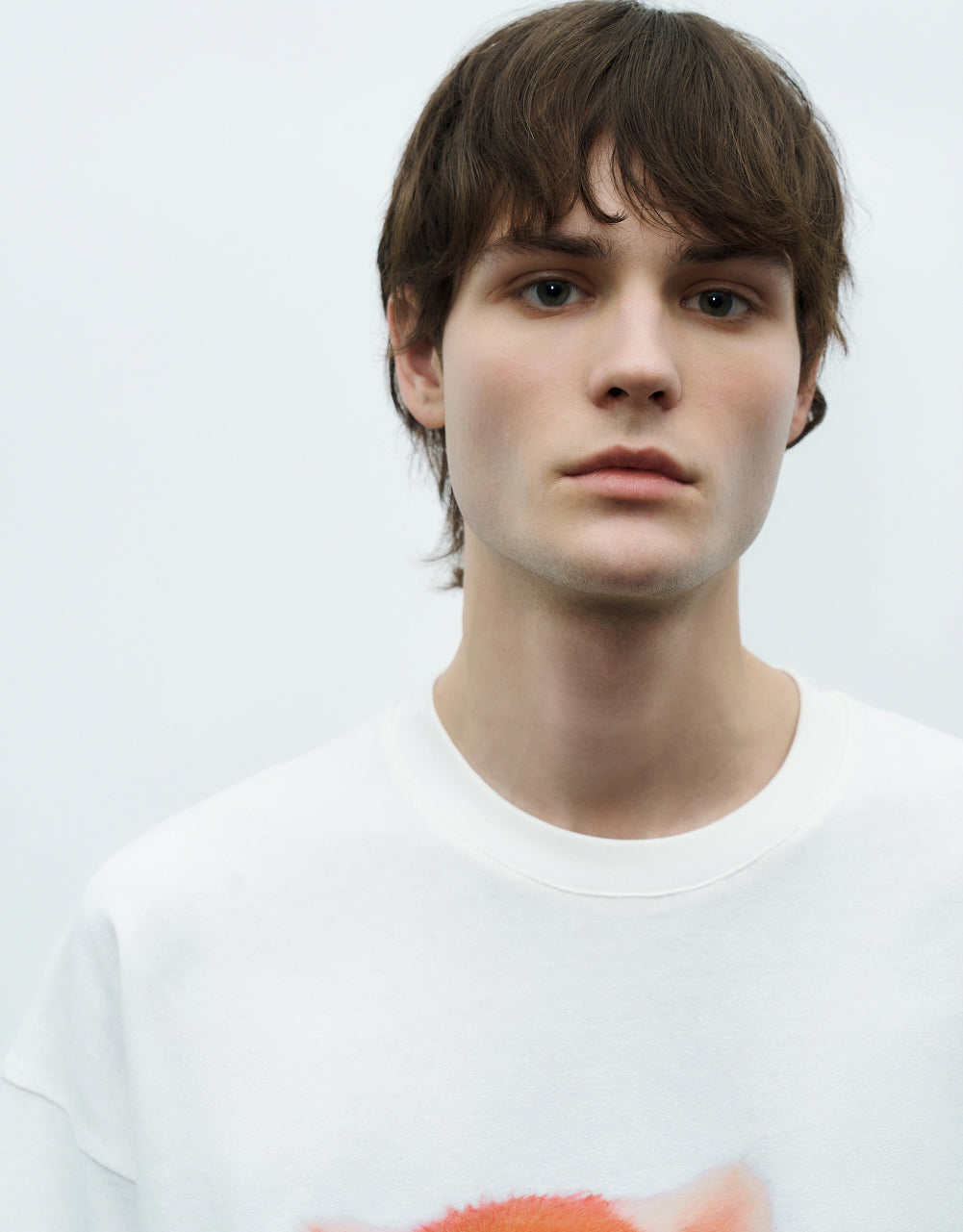 Cartoon Printed Crew Neck T-Shirt