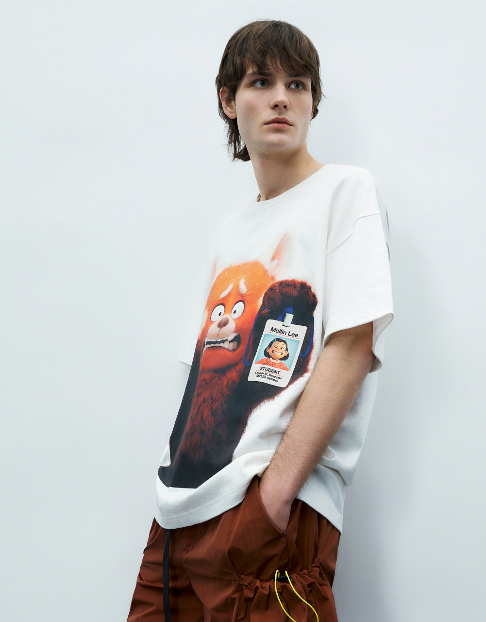 Cartoon Printed Crew Neck T-Shirt