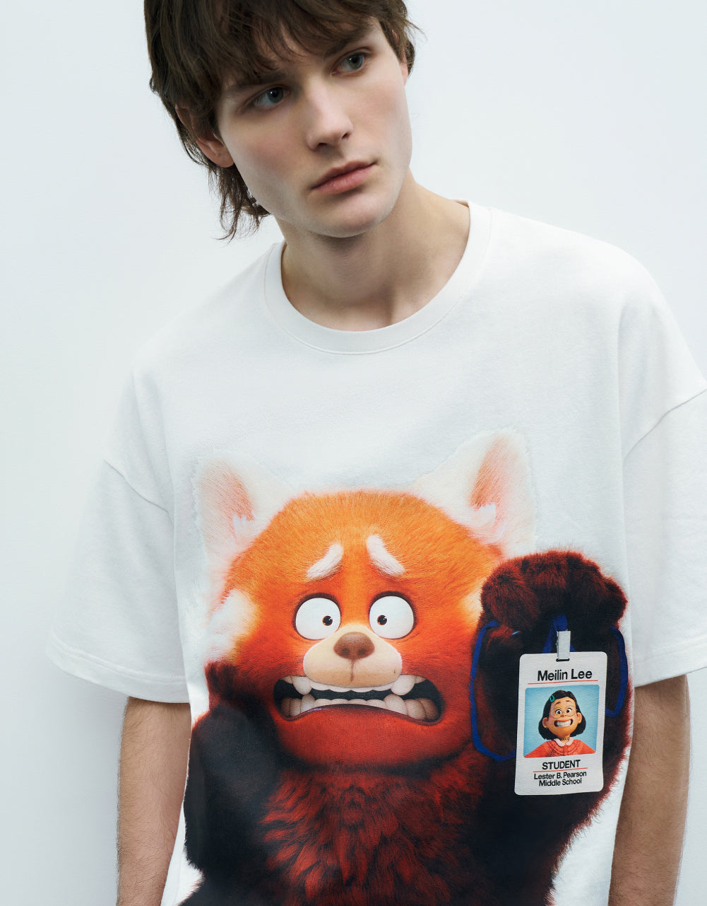 Cartoon Printed Crew Neck T-Shirt