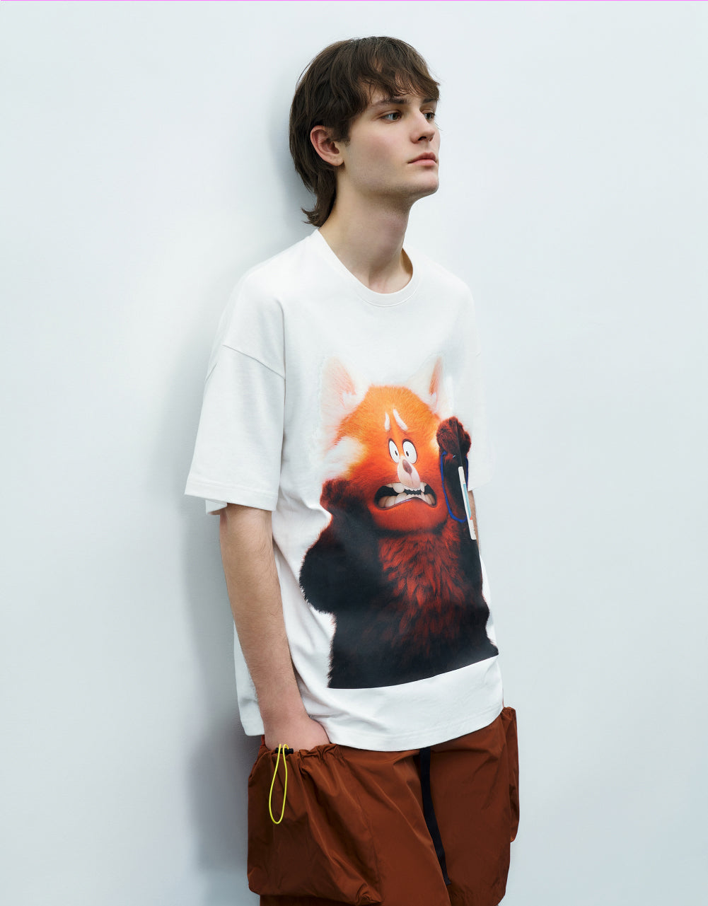 Cartoon Printed Crew Neck T-Shirt