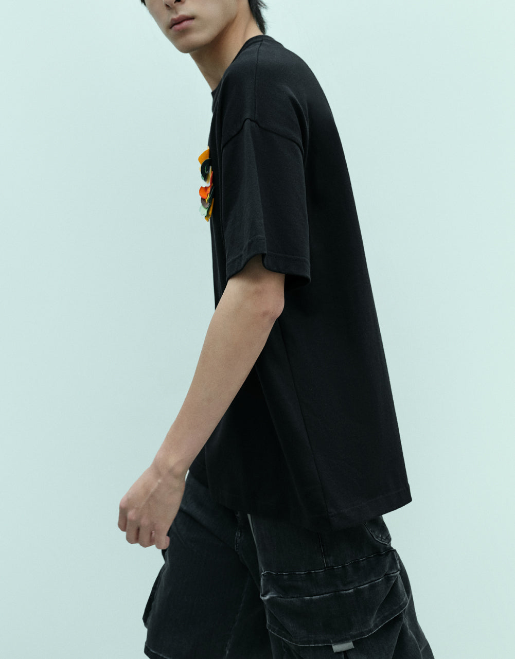 Burger Printed Crew Neck T-Shirt