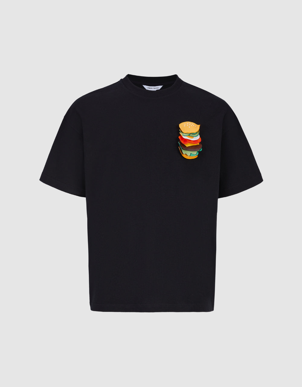 Burger Printed Crew Neck T-Shirt