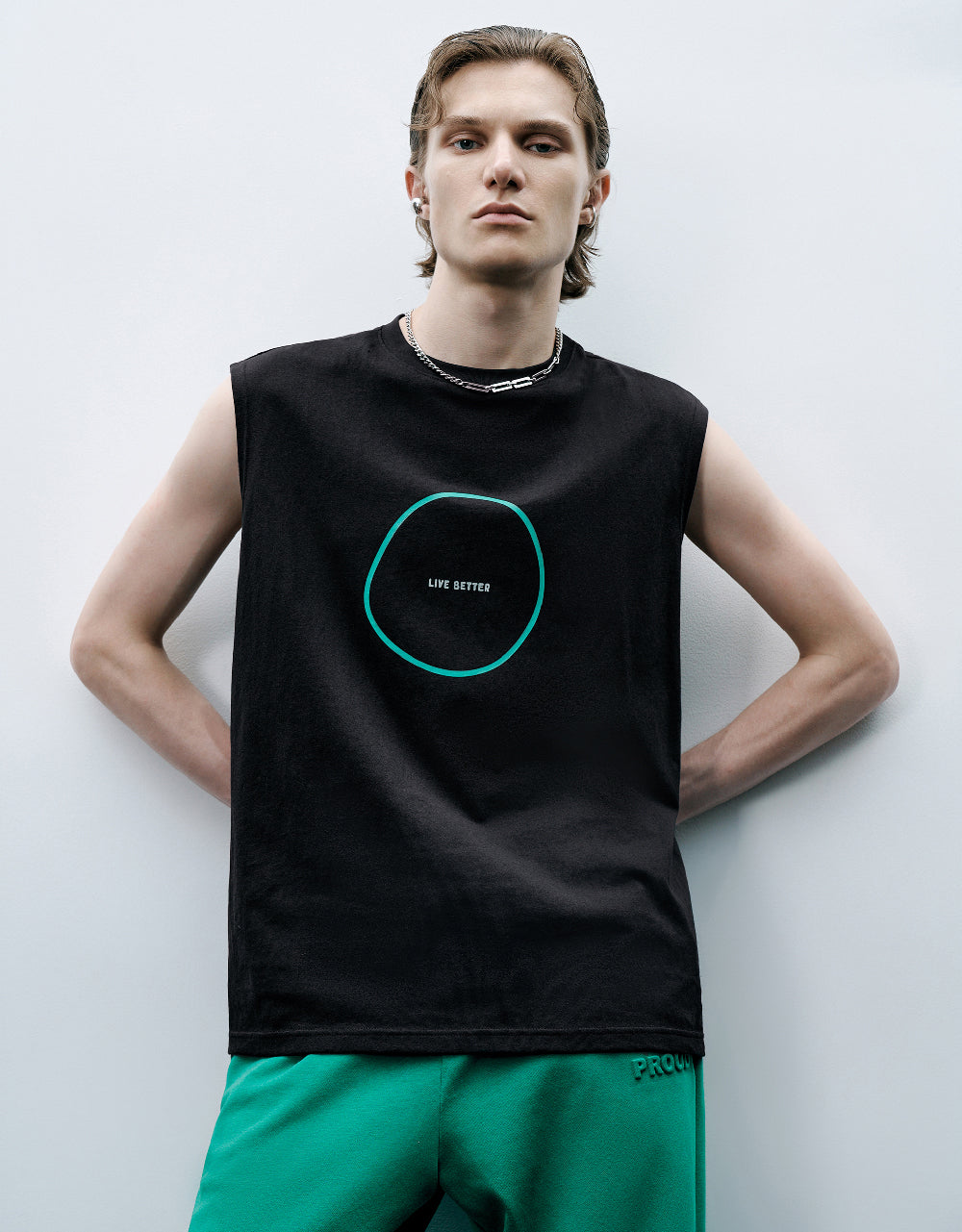 Slogan Printed Tank Top