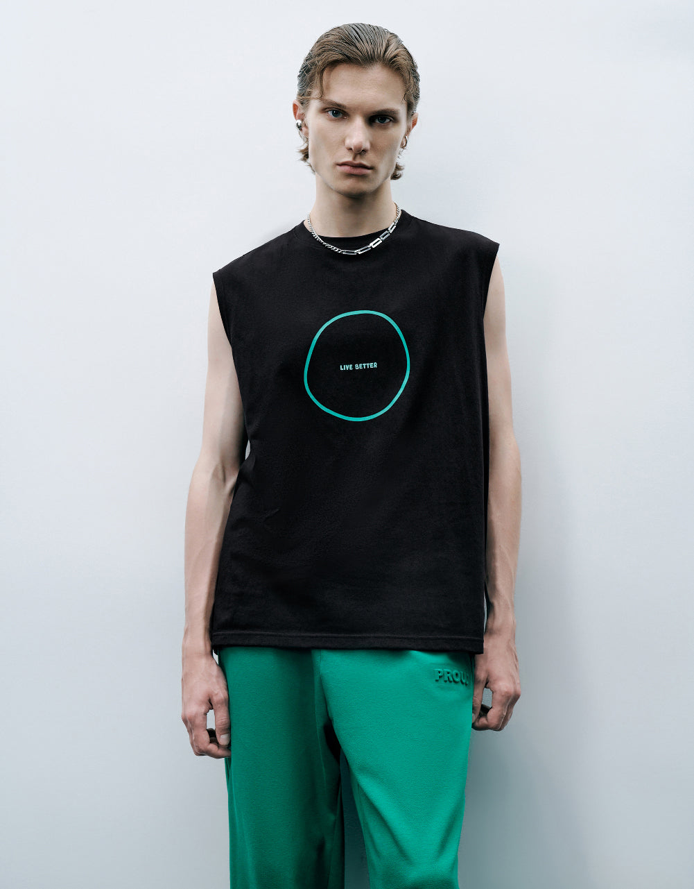 Slogan Printed Tank Top