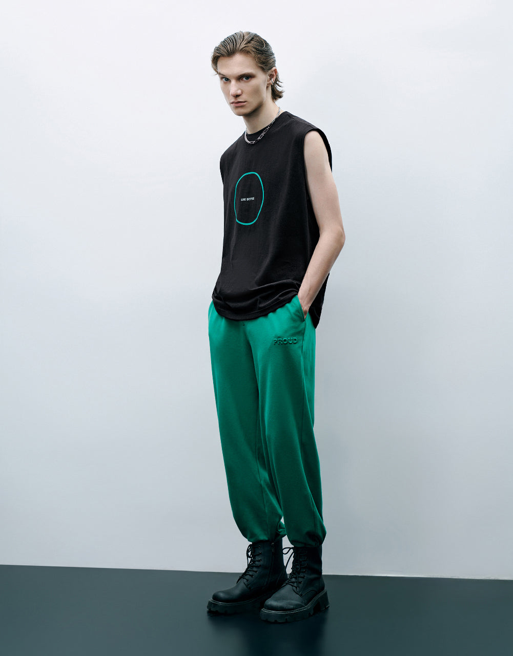 Slogan Printed Tank Top
