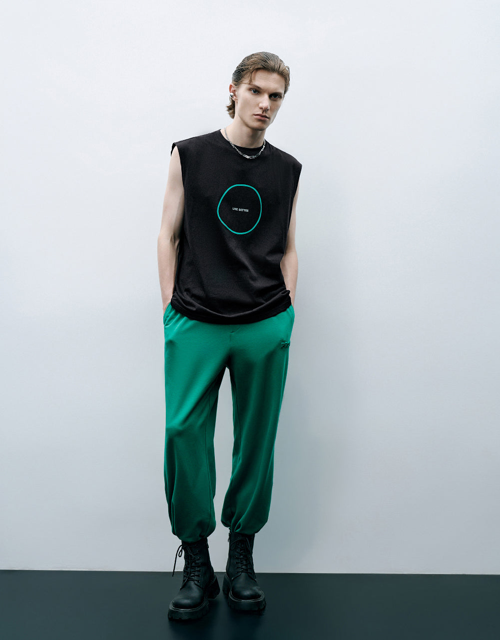 Slogan Printed Tank Top