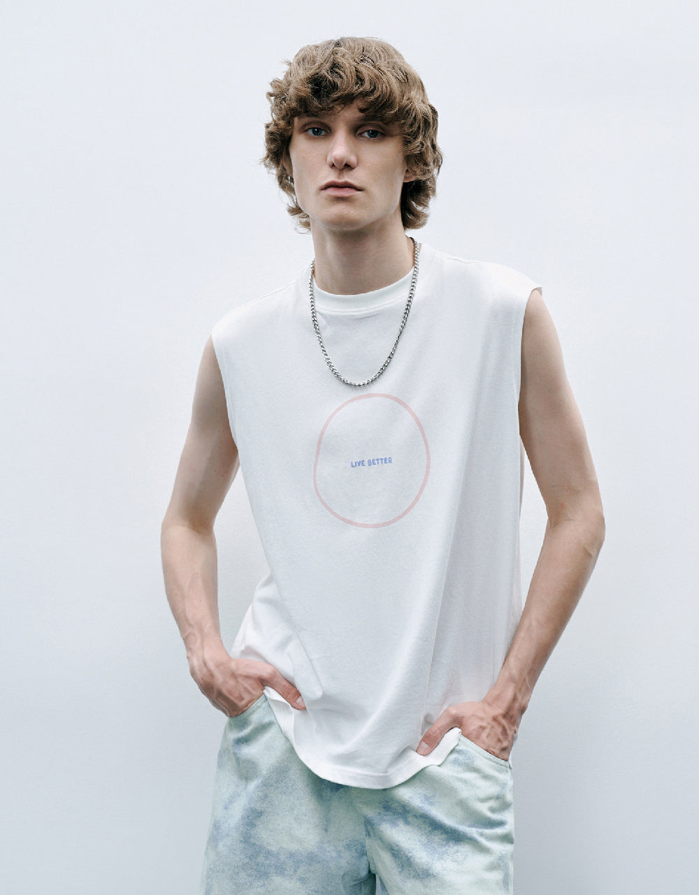 Slogan Printed Tank Top