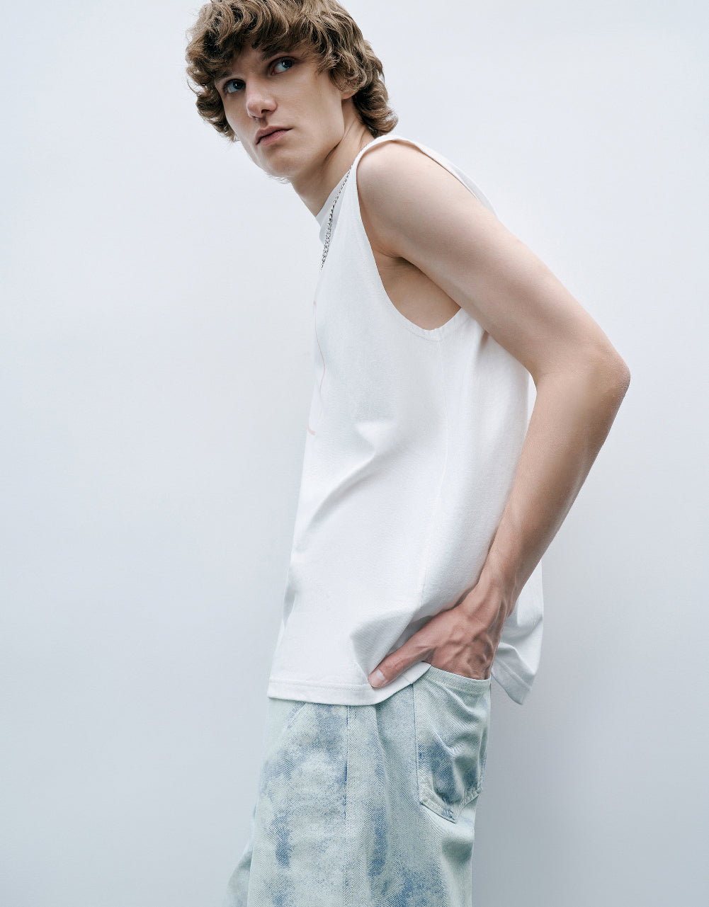 Slogan Printed Tank Top