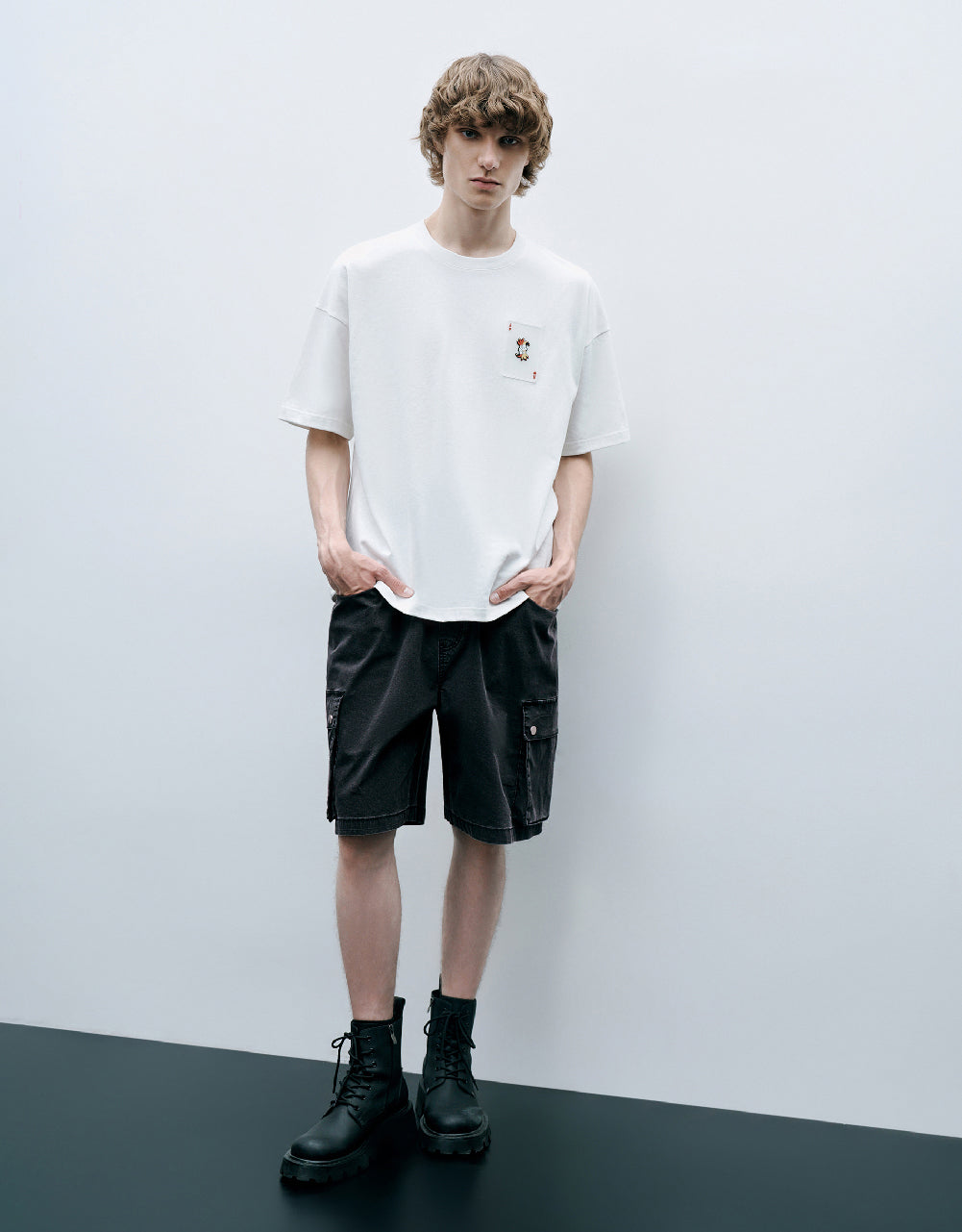 Poker Printed Crew Neck T-Shirt