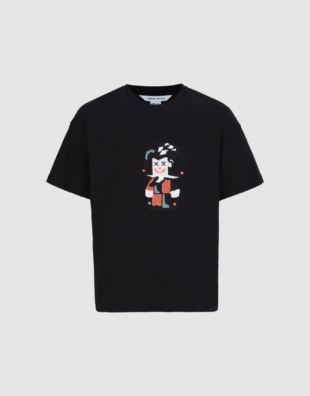 Joker Embossed Crew Neck T-Shirt