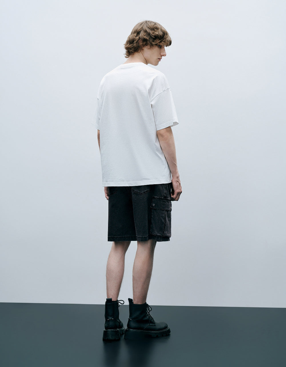 Joker Embossed Crew Neck T-Shirt