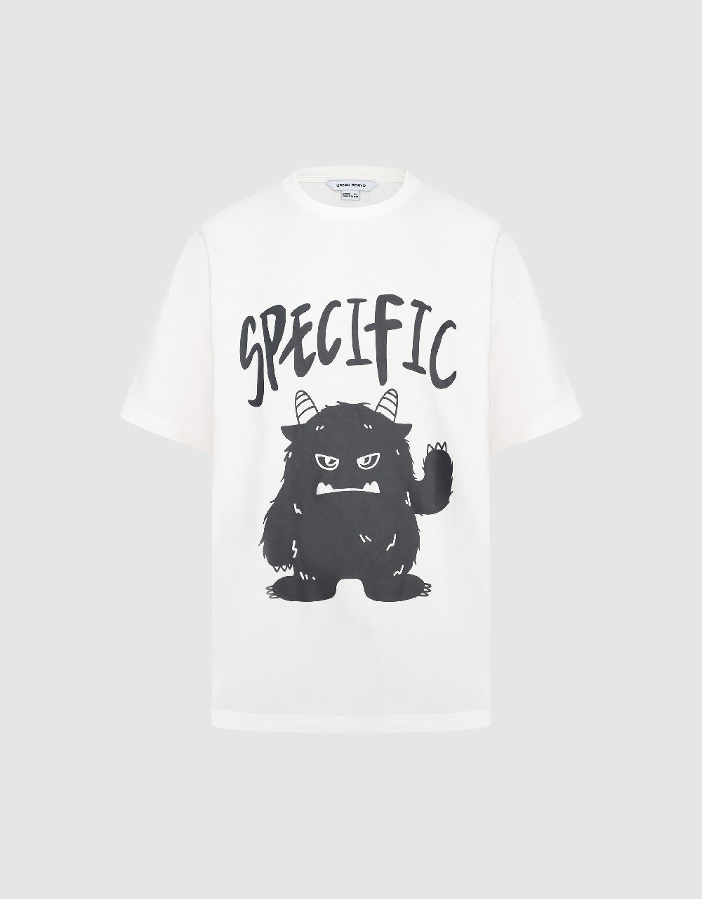 Little Monster Printed Crew Neck T-Shirt
