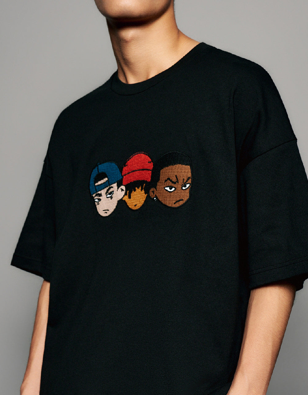 Crew Neck Straight T-Shirt