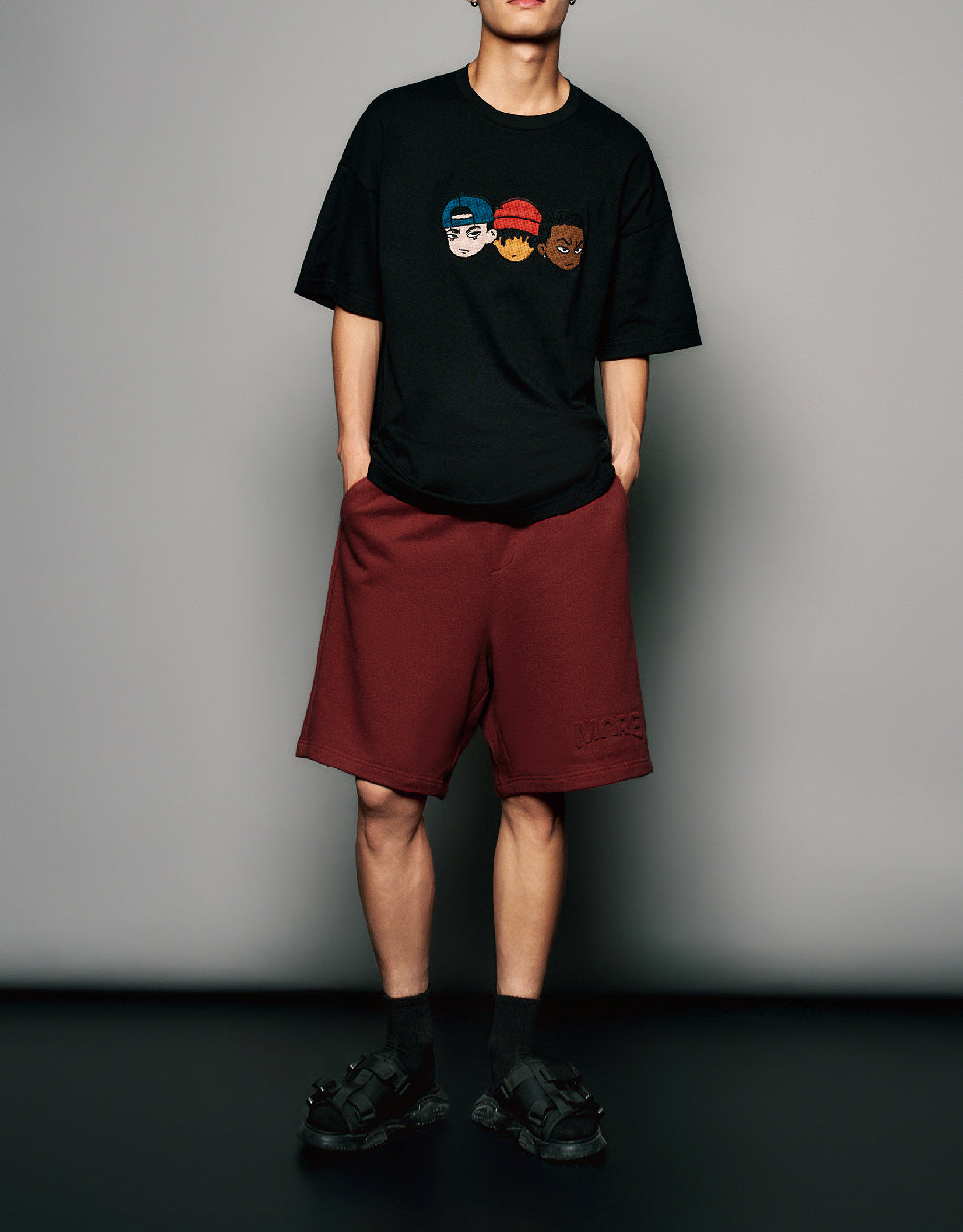 Crew Neck Straight T-Shirt