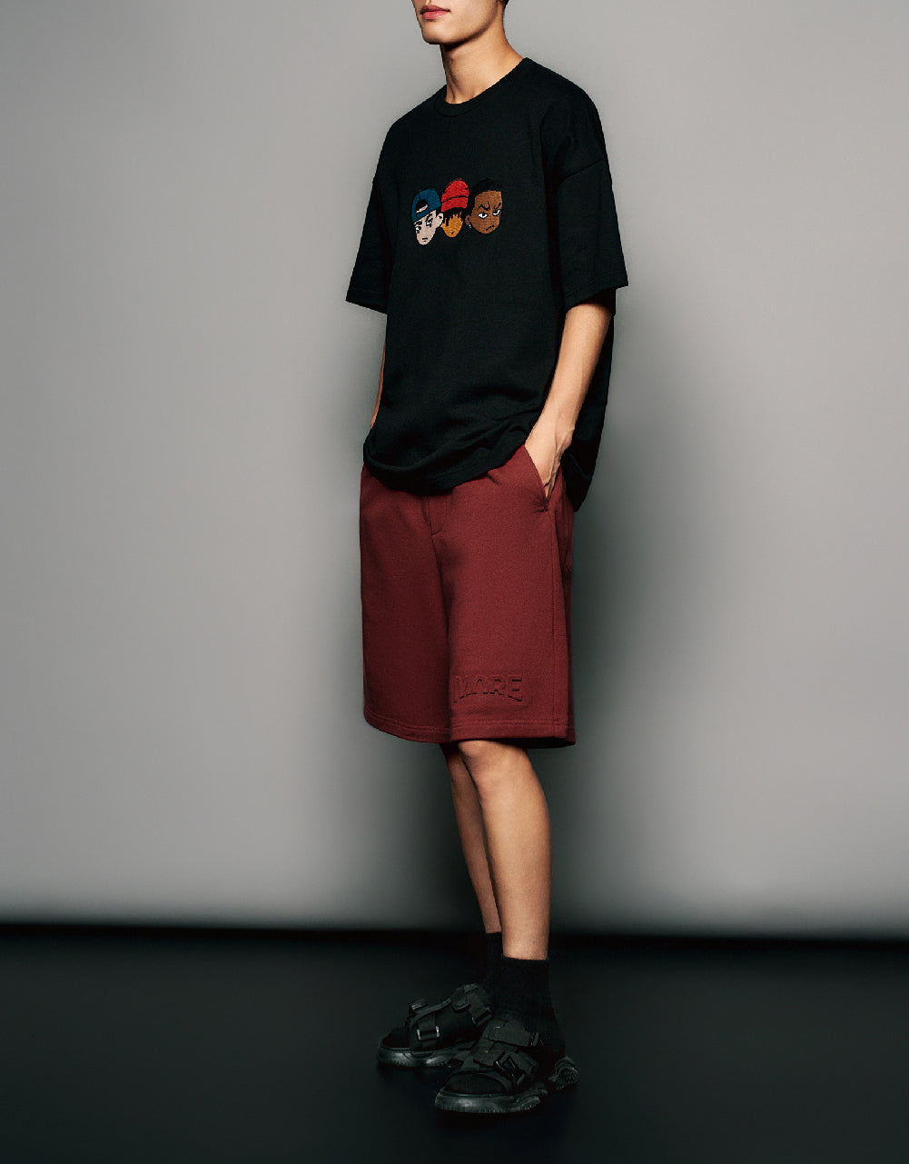 Crew Neck Straight T-Shirt
