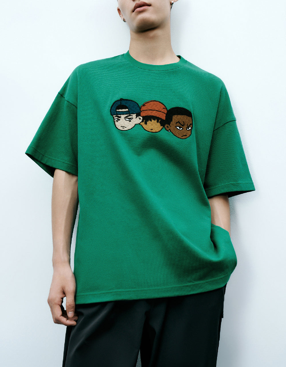 Crew Neck Straight T-Shirt