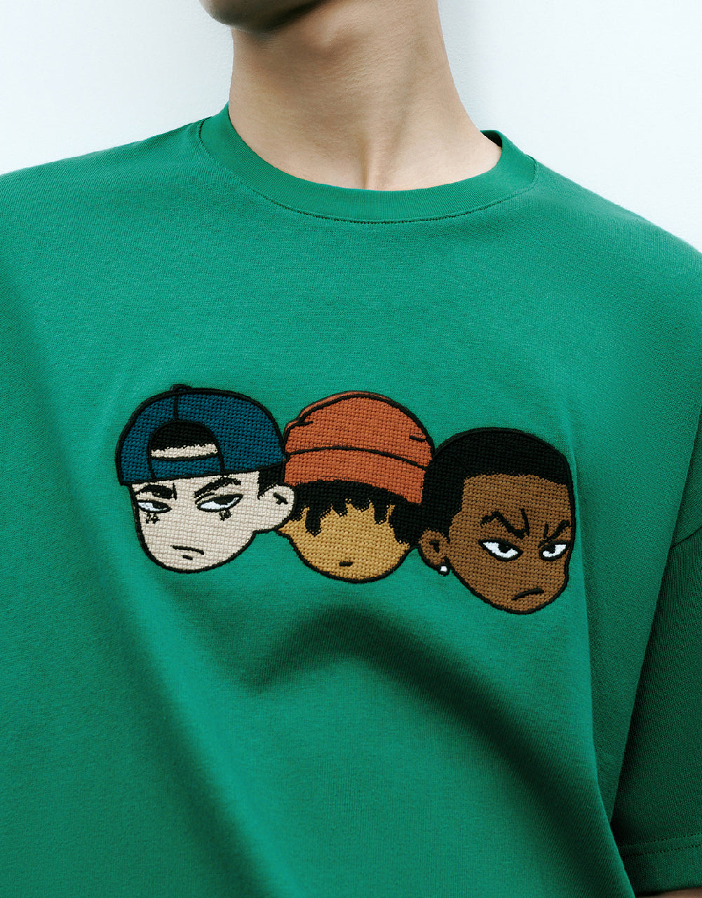Crew Neck Straight T-Shirt