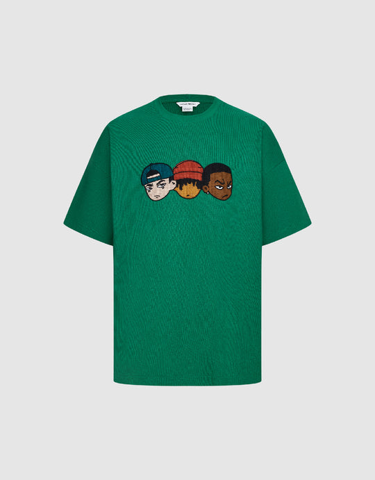 Crew Neck Straight T-Shirt