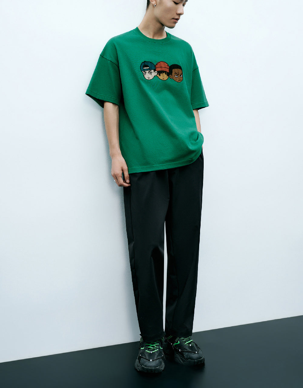 Crew Neck Straight T-Shirt