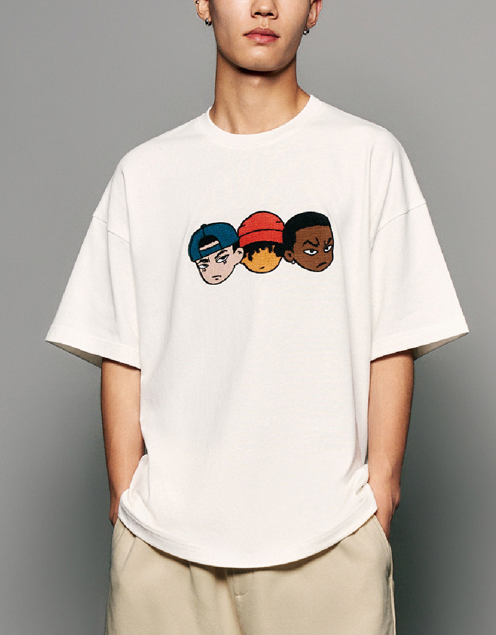 Crew Neck Straight T-Shirt