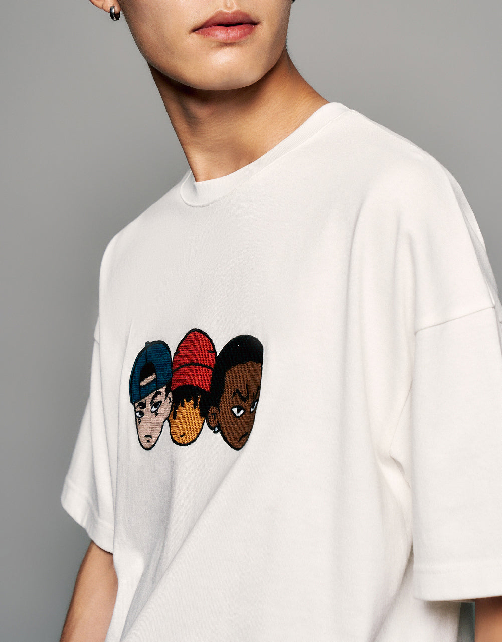 Crew Neck Straight T-Shirt