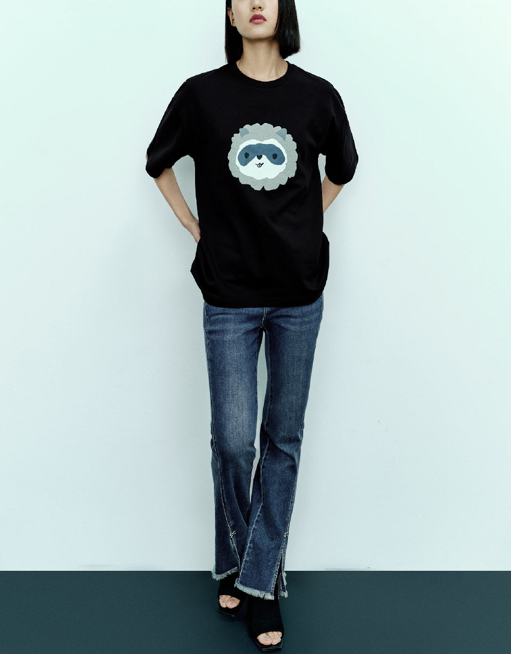Printed Crew Neck T-Shirt