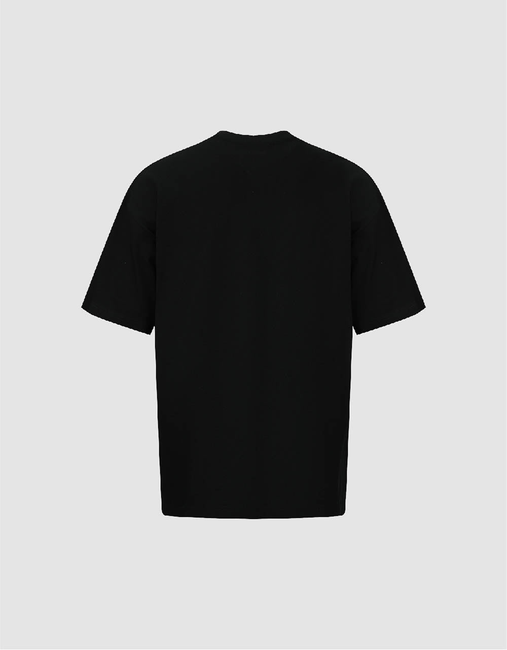 Cartoon Embossed Crew Neck T-Shirt