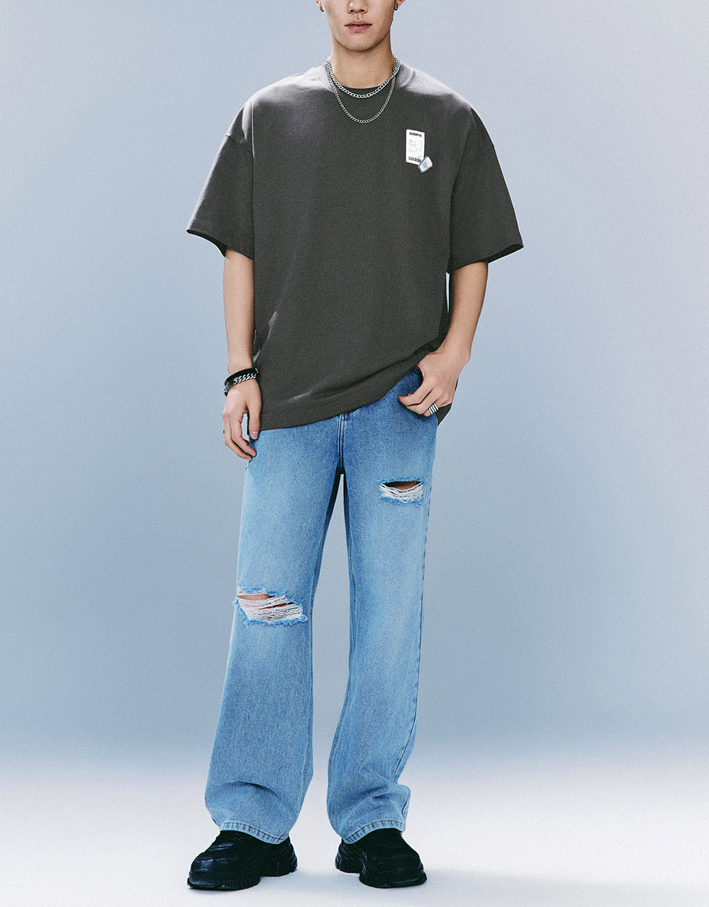 Crew Neck Loose T-Shirt